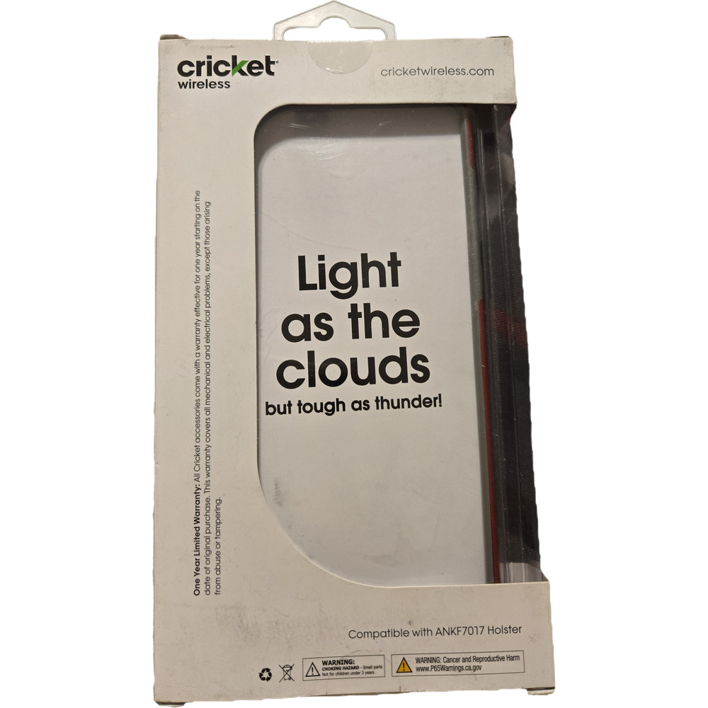 Cricket wireless Nokia 3.1 plus phone case red with kickstand - Picture 3 of 3